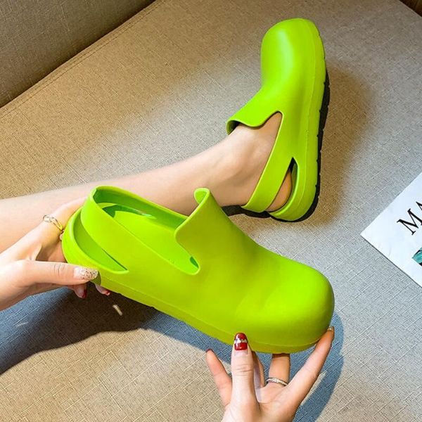 sandals flat casual women round toe slip on summer beach rain shoes runway design vacation muller female, Black
sandals flat casual women round toe slip on summer beach rain shoes runway design vacation muller female, Black