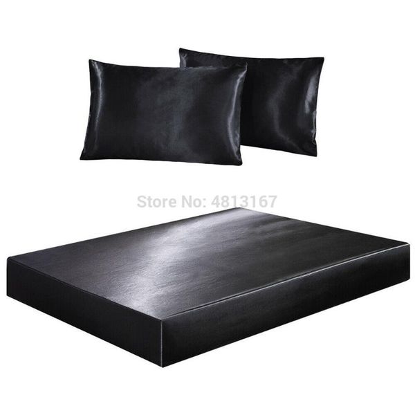 sheets & sets super soft silky satin fitted sheet mattress cover deep pocket cases bed set wrinkle, fade, stain resistant
sheets & sets super soft silky satin fitted sheet mattress cover deep pocket cases bed set wrinkle, fade, stain resistant