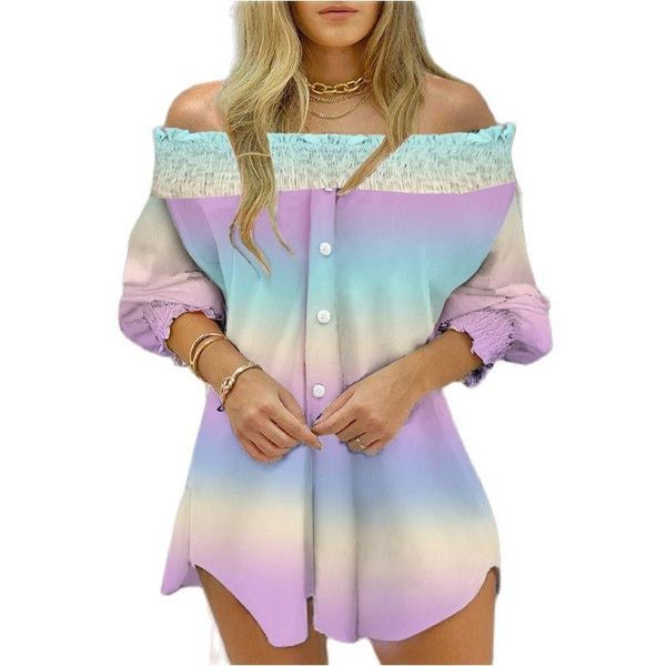 casual dresses women one-shoulder printed shirt dress for summer 2021 ladies off shoulder splice long sleeve button, Black;gray
casual dresses women one-shoulder printed shirt dress for summer 2021 ladies off shoulder splice long sleeve button, Black;gray