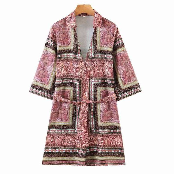 women summer vintage mini shirt dress short sleeve v-neck sashes bow tie female elegant print street dresses vestidos 210513, Black;gray
women summer vintage mini shirt dress short sleeve v-neck sashes bow tie female elegant print street dresses vestidos 210513, Black;gray
