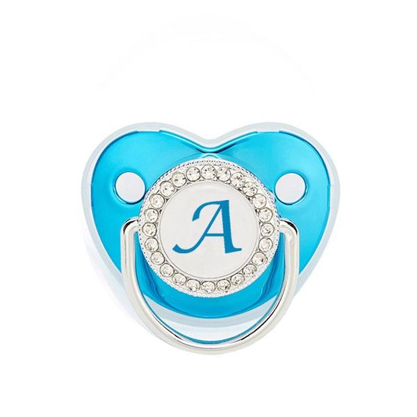 pacifiers# blue luxury baby pacifier bpa silicone name initial letter nipple born dummy teether infant shower
pacifiers# blue luxury baby pacifier bpa silicone name initial letter nipple born dummy teether infant shower