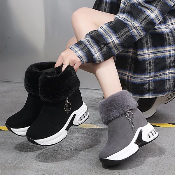 boots 2021 winter women platform shoes warm ankle botas height increasing ladies boot zipper snow sneakers femmes bottes, Black
boots 2021 winter women platform shoes warm ankle botas height increasing ladies boot zipper snow sneakers femmes bottes, Black