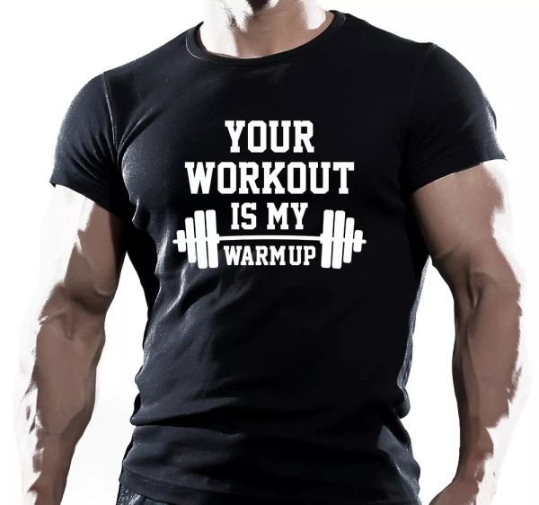 your workout - gym training bodybuilding motivation t-shirt clothing tee, White;black
your workout - gym training bodybuilding motivation t-shirt clothing tee, White;black