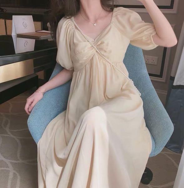 a101# maternity dress summer chiffon v neck plain color short sleeves loose pregnant women mom dresses, White
a101# maternity dress summer chiffon v neck plain color short sleeves loose pregnant women mom dresses, White