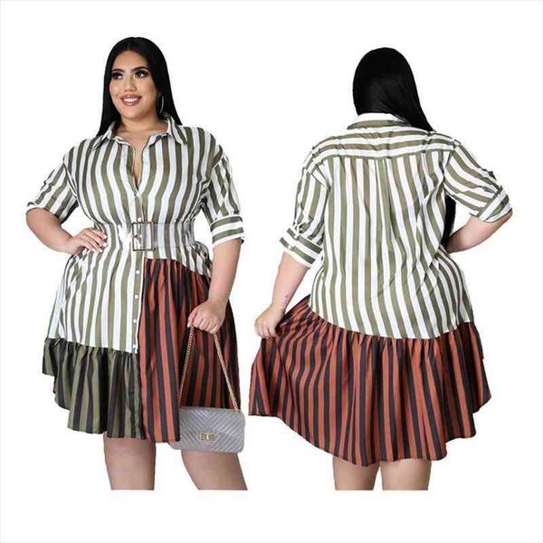 plus size clothing for women dress wholesale fashion streetwear patchwork striped office lady shirts midi dresses dropshipping, Black;gray
plus size clothing for women dress wholesale fashion streetwear patchwork striped office lady shirts midi dresses dropshipping, Black;gray
