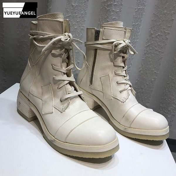 designer brand military vintage lace up round toe womens high boots genuine leather sheepskin zip female low heel shoes, Black
designer brand military vintage lace up round toe womens high boots genuine leather sheepskin zip female low heel shoes, Black