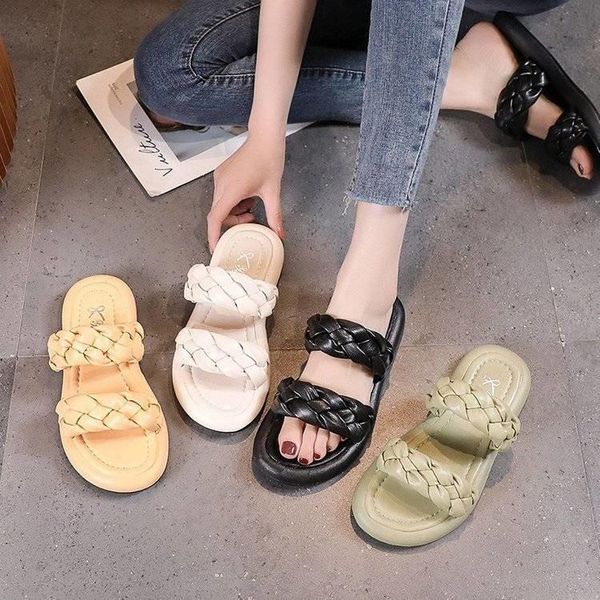 slippers outdoor flip flops flat beach 2021 summer sandalias women shoes slides for women's sandals, Black
slippers outdoor flip flops flat beach 2021 summer sandalias women shoes slides for women's sandals, Black