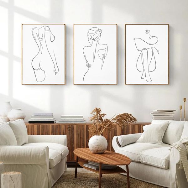 paintings woman one line drawing art canvas painting abstract female nude figure poster body minimalist print nordic for home decor
paintings woman one line drawing art canvas painting abstract female nude figure poster body minimalist print nordic for home decor