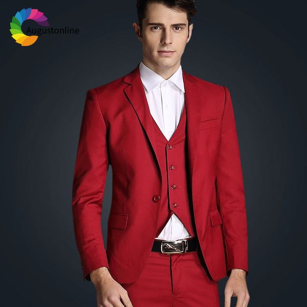 men's suits & blazers burgundy men groom wedding suit groomsmen tuxedo 3 piece jacket pants vest man blazer costume homme ter, White;black
men's suits & blazers burgundy men groom wedding suit groomsmen tuxedo 3 piece jacket pants vest man blazer costume homme ter, White;black