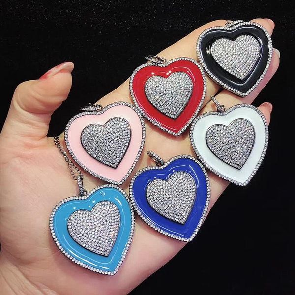 pendant necklaces 3pcs zyz-n9956 love double heart necklace mix color enamel and micro pave cz charm romantic fashion jewelry, Silver
pendant necklaces 3pcs zyz-n9956 love double heart necklace mix color enamel and micro pave cz charm romantic fashion jewelry, Silver