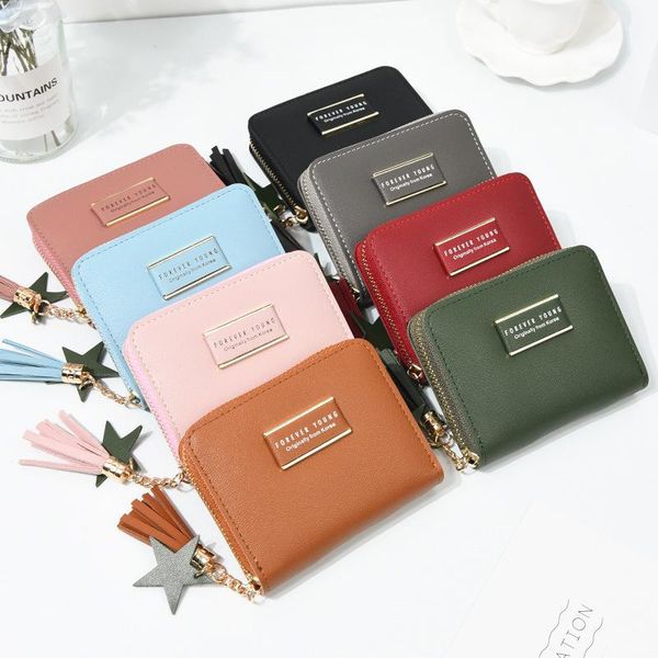 wallets selling fresh women's bag wallet short simple products zipper leather student fashion purse mini, Red;black
wallets selling fresh women's bag wallet short simple products zipper leather student fashion purse mini, Red;black
