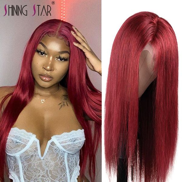 lace wigs burgundy 99j straight front wig human hair preplucked dark red hd tranaparent frontal peruvian 180, Black;brown
lace wigs burgundy 99j straight front wig human hair preplucked dark red hd tranaparent frontal peruvian 180, Black;brown