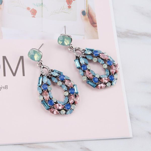 dangle & chandelier brand trendy round circle earrings for women charm vintage crystal bead drop earring bohemia luxury bride wedding jewelr, Silver
dangle & chandelier brand trendy round circle earrings for women charm vintage crystal bead drop earring bohemia luxury bride wedding jewelr, Silver