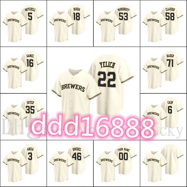 milwaukee\rbrewers men baseball jerseys #22 christian yelich 3 orlando arcia 5 garrett mitchell custom women youth cream\rreplica\rhome, Blue;black
milwaukee\rbrewers men baseball jerseys #22 christian yelich 3 orlando arcia 5 garrett mitchell custom women youth cream\rreplica\rhome, Blue;black