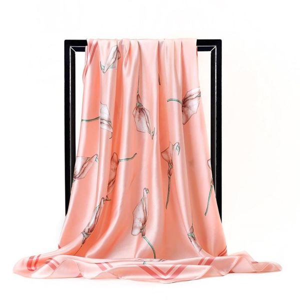 scarves fashion silk for women floral print satin hijab scarf female 90x90cm square kerchief shawl head hair scarfs ladies, Blue;gray
scarves fashion silk for women floral print satin hijab scarf female 90x90cm square kerchief shawl head hair scarfs ladies, Blue;gray
