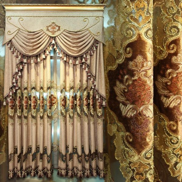 curtain & drapes custom curtains luxury european style bedroom embroidery shading thickening cloth sheer blackout tulle e372
curtain & drapes custom curtains luxury european style bedroom embroidery shading thickening cloth sheer blackout tulle e372