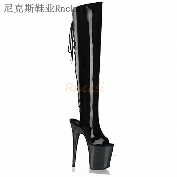 boots knee-crossing heel heightened slim platform lacquer skin fish mouth 20cm super high autumn waterproof pu, Black
boots knee-crossing heel heightened slim platform lacquer skin fish mouth 20cm super high autumn waterproof pu, Black