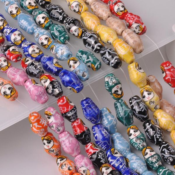 other 22x13mm russian matryoshka doll shape patterns ceramic porcelain loose crafts beads lot for jewelry making diy findings
other 22x13mm russian matryoshka doll shape patterns ceramic porcelain loose crafts beads lot for jewelry making diy findings