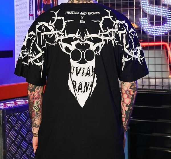 men's t-shirts vivianfrank hip hop male oversize print black crew neck short sleeve tee, White;black
men's t-shirts vivianfrank hip hop male oversize print black crew neck short sleeve tee, White;black