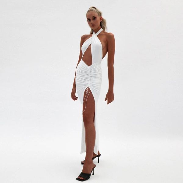 summer women's cross necked maxi party long bodycon white dress elegant women casual dresses, Black;gray
summer women's cross necked maxi party long bodycon white dress elegant women casual dresses, Black;gray