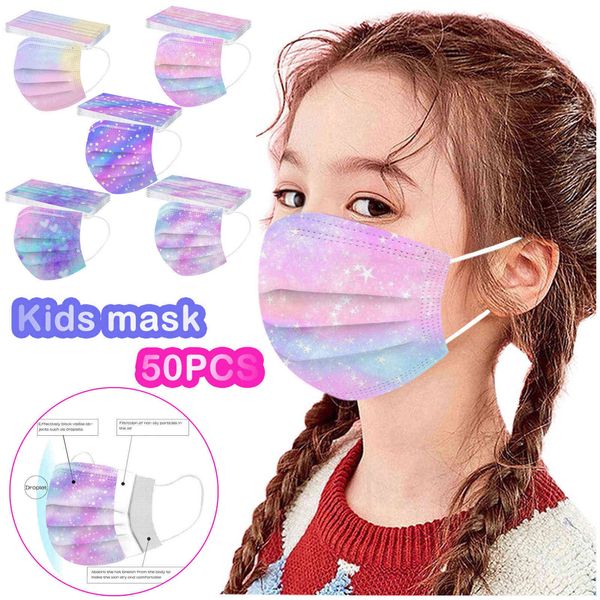 50pcs disposable masks kids dustproof face mask tie-dye star print fashion mask for children halloween cosplay masque
50pcs disposable masks kids dustproof face mask tie-dye star print fashion mask for children halloween cosplay masque