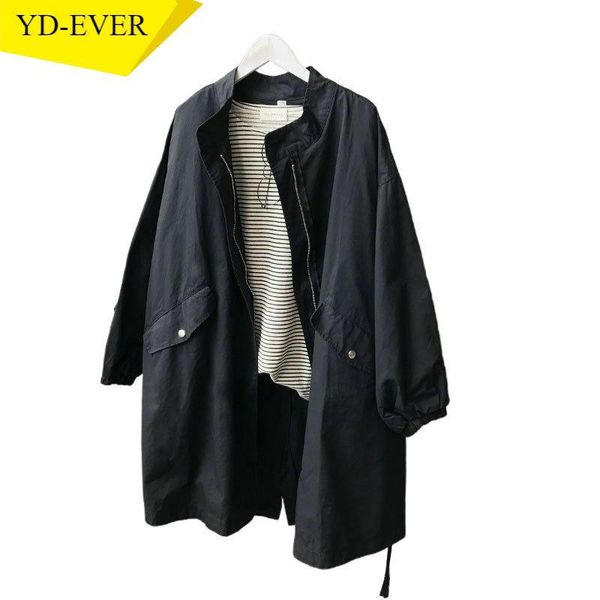 women's trench coats women oversized boyfriend style coat fashion ladies casual spring asf40, Tan;black
women's trench coats women oversized boyfriend style coat fashion ladies casual spring asf40, Tan;black