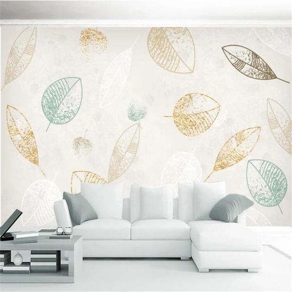 milofi custom wall wallpaper mural modern minimalist hand-painted leaves nordic decorative painting background wallpapers
milofi custom wall wallpaper mural modern minimalist hand-painted leaves nordic decorative painting background wallpapers