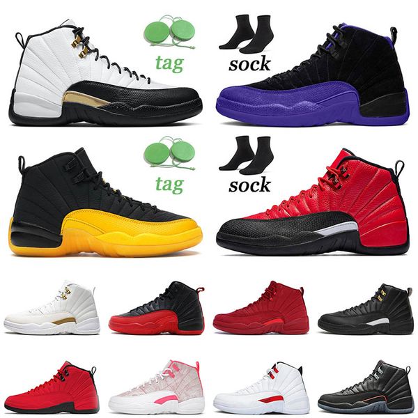 12 12s mens womens jumpman basketball shoes royalty dark concor university gold reverse flu game gym red men breathble sneakers sports train
12 12s mens womens jumpman basketball shoes royalty dark concor university gold reverse flu game gym red men breathble sneakers sports train