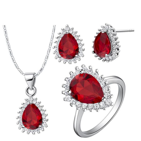 earrings & necklace high brands women wedding/anniversary triangle crystal white gold cover necklace/earring/ring jewelry sets t530-9#, Silver
earrings & necklace high brands women wedding/anniversary triangle crystal white gold cover necklace/earring/ring jewelry sets t530-9#, Silver