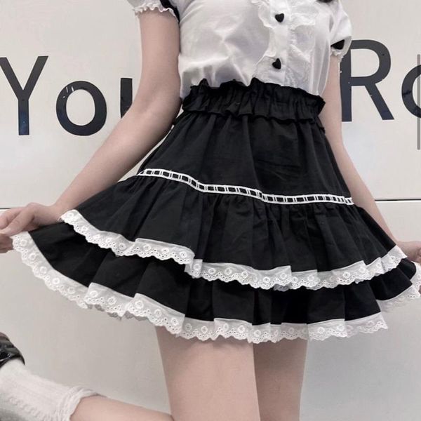 skirts houzhou kawaii cute lace mini women black ruffle patchwork double layer high waisted skirt summer japanese soft girl
skirts houzhou kawaii cute lace mini women black ruffle patchwork double layer high waisted skirt summer japanese soft girl
