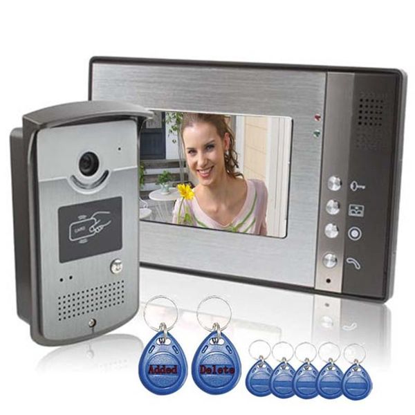 7" id unlocking color video door phone and electric-controlled with night vision phones
7" id unlocking color video door phone and electric-controlled with night vision phones