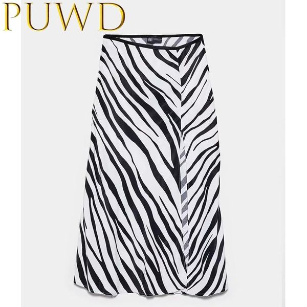 skirts puwd 2021 summer women's black and white zebra natural waist skirt light loose
skirts puwd 2021 summer women's black and white zebra natural waist skirt light loose