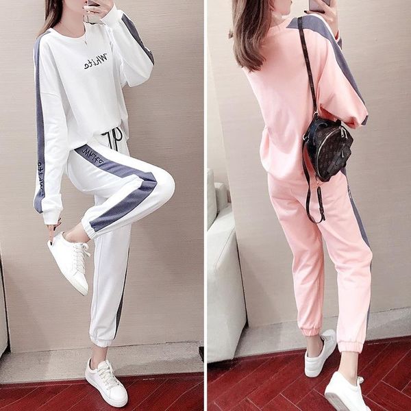 large size sweater casual suit women's autumn 2021 korea loose slim fashion sports two-piece foreign style tracksuits, Gray
large size sweater casual suit women's autumn 2021 korea loose slim fashion sports two-piece foreign style tracksuits, Gray