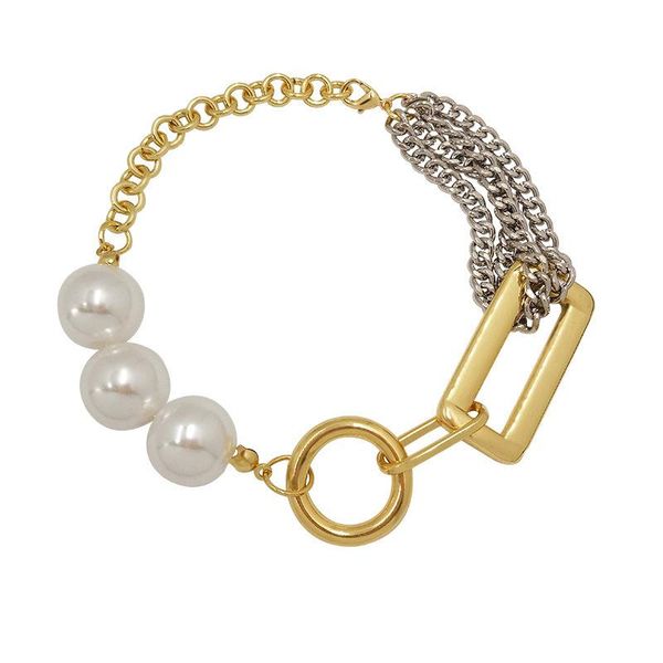 bangle ch-1190 geometric pearl circle stitching chain bracelet french simple cold wind hip hop personality jewelry, Black
bangle ch-1190 geometric pearl circle stitching chain bracelet french simple cold wind hip hop personality jewelry, Black