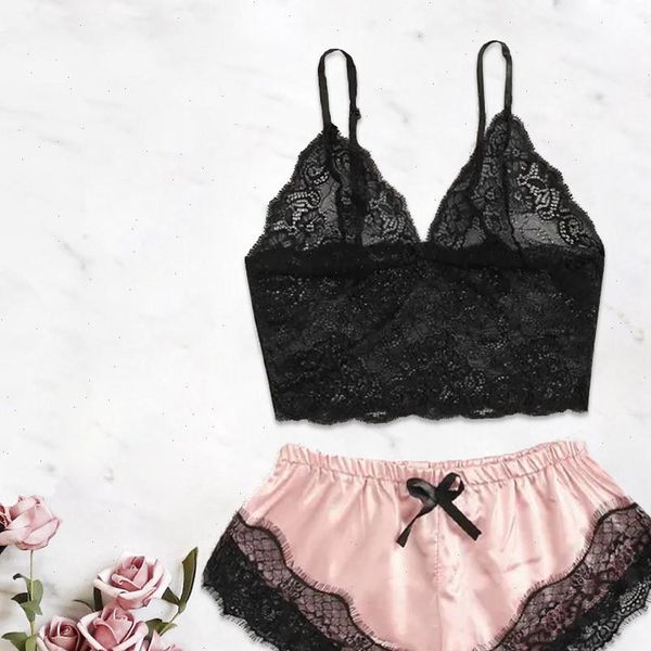 lace v neck womens sleepwears pajamas set lingerie sleeveless nightwear spaghetti strap vest short pants sleeping wear bras sets, Black;red
lace v neck womens sleepwears pajamas set lingerie sleeveless nightwear spaghetti strap vest short pants sleeping wear bras sets, Black;red