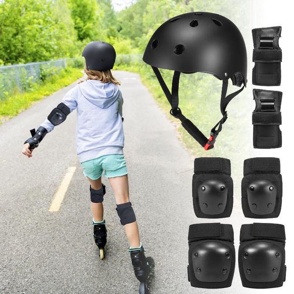 elbow & knee pads 7 in 1 kids/adults bike helmet set wrist sport protective gear for cycling skateboard roller skating, Black;gray
elbow & knee pads 7 in 1 kids/adults bike helmet set wrist sport protective gear for cycling skateboard roller skating, Black;gray