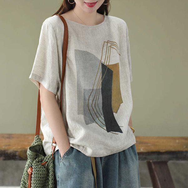 dress summer arts feminine style short sleeve-neck loose vintage cotton flax print femme t-shirt big size m132, Black;gray
dress summer arts feminine style short sleeve-neck loose vintage cotton flax print femme t-shirt big size m132, Black;gray