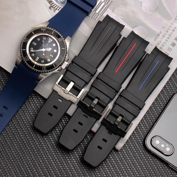 watch bands waterproof silicone rubber strap is suitable for single red black green water ghost chain 20mm 21mm 22mm, Black;brown
watch bands waterproof silicone rubber strap is suitable for single red black green water ghost chain 20mm 21mm 22mm, Black;brown