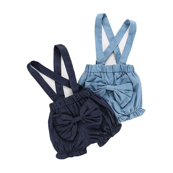 children overalls summer ruffles shorts big bow denim cotton panties 0-1-2-3t jumpsuit clothes princess girls trousers pants jumpsuits, Blue
children overalls summer ruffles shorts big bow denim cotton panties 0-1-2-3t jumpsuit clothes princess girls trousers pants jumpsuits, Blue
