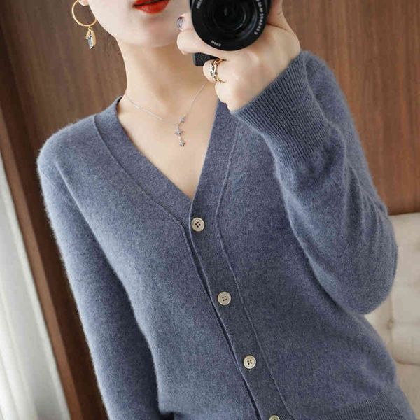 coats coats high-end 100% cashmere wool women v-neck long sleeve sweater 2021 spring autumn warm girl clothes soft knitted cardigan, Tan;black
coats coats high-end 100% cashmere wool women v-neck long sleeve sweater 2021 spring autumn warm girl clothes soft knitted cardigan, Tan;black
