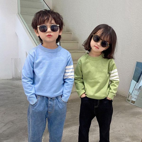 pullover 1-8t toddler kid baby boys girls sweater autumn winter striped knit fashion long sleeve knitwear children, Blue
pullover 1-8t toddler kid baby boys girls sweater autumn winter striped knit fashion long sleeve knitwear children, Blue