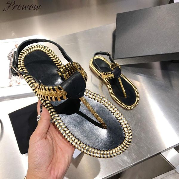sandals prowow 2021 summer woman flip flops leather weave buckle strap patchwork botas, Black
sandals prowow 2021 summer woman flip flops leather weave buckle strap patchwork botas, Black