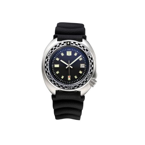 wristwatches 316l stainless steel black and white check pattern vintage 6105 japan nh35 automatic men watch, Slivery;brown
wristwatches 316l stainless steel black and white check pattern vintage 6105 japan nh35 automatic men watch, Slivery;brown