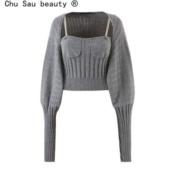 women's knits & tees 2021 autumn fashion 3d stitching knitted vest girl women bat sleeve short shawl cardigan coat two-piece suit, White
women's knits & tees 2021 autumn fashion 3d stitching knitted vest girl women bat sleeve short shawl cardigan coat two-piece suit, White