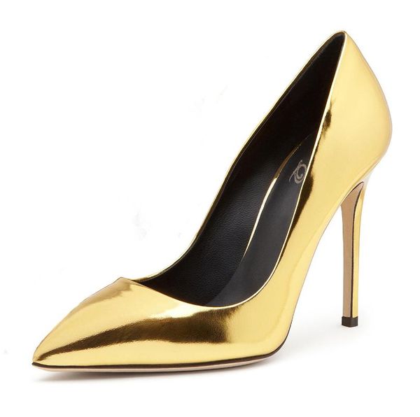 dress shoes stunning2021 mirror high-heeled gold silver patent leather, Black 
dress shoes stunning2021 mirror high-heeled gold silver patent leather, Black