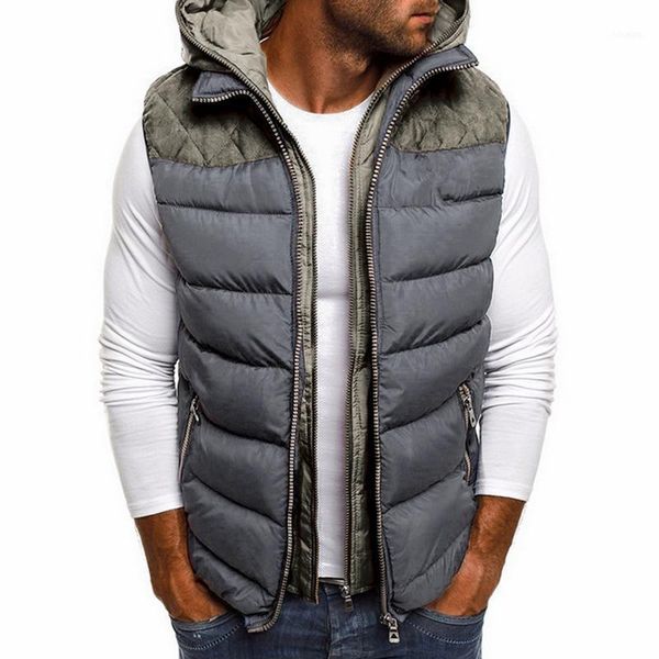winter coat vest men warm sleeveless jacket casual waistcoat cotton hooded down man1, Black;white
winter coat vest men warm sleeveless jacket casual waistcoat cotton hooded down man1, Black;white