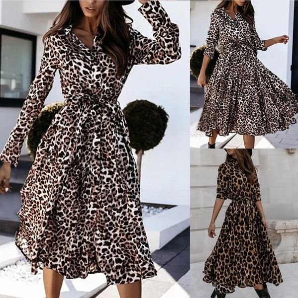casual dresses leopard button shirts dress women bandage ruffle beach maxi loose long sleeve a-line party vestidos de fiesta, Black;gray
casual dresses leopard button shirts dress women bandage ruffle beach maxi loose long sleeve a-line party vestidos de fiesta, Black;gray