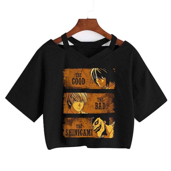 women's t-shirt death note letter tshirt loose v-neck short sleeve tee harajuku punk ryuuku print streetwear summer crop, White
women's t-shirt death note letter tshirt loose v-neck short sleeve tee harajuku punk ryuuku print streetwear summer crop, White