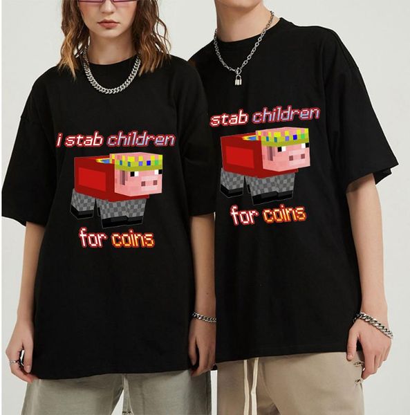 men's t-shirts technoblade i stab children for coins summer funny t shirt men print election t-shirt casual tees fashion streetwear tsh, White;black
men's t-shirts technoblade i stab children for coins summer funny t shirt men print election t-shirt casual tees fashion streetwear tsh, White;black