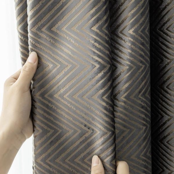 curtain & drapes custom nordic simplicity shading flannel gray bronzing polyline blackout livingroom thick bedroom m1136
curtain & drapes custom nordic simplicity shading flannel gray bronzing polyline blackout livingroom thick bedroom m1136